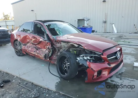 2020 Mercedes-Benz C 300 4Matic из США, поврежденный, VIN WDDWF8EB1LR560844